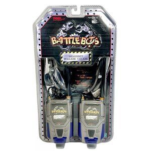 BattleBots Walkie Talkie‎ Headset Play Set 2001 Hasbro Tiger Electronics NIP